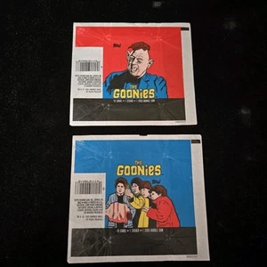 Pair The Goonies 1985 Topps Different Wrappers Set - Picture 1 of 4