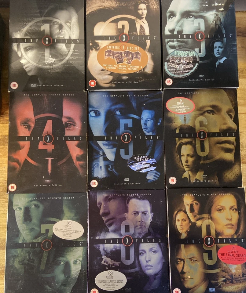 The X-Files DVD Box Set Series 1-9 with the Movie Complete Collection (2012) VGC - Image 1 of 1