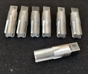 7 pieces REGAL USA 3/8-18 NPSM Pipe Tap HSS +.002" - Picture 1 of 19