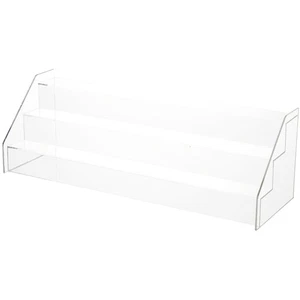 Plymor Clear Acrylic 3-Step Open Front Display Stairs, 6.5"H x 20.25"W x 6.5"D - Picture 1 of 1