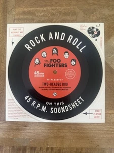 Two Headed Dog - Foo Fighters | Rare Limited Edition FlexiDisc Soundsheet | 2014 - Picture 1 of 1