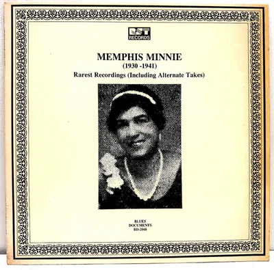 Memphis Minnie Rarest Recordings 1989 Vinyl RST Records Mono Austrian Import - Image 1 of 4