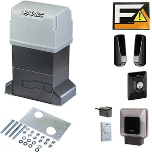 Komplettes Set Schwerer Schiebetor FAAC KIT 844 109925 Motor 1800Kg Öl - Bild 1 von 5
