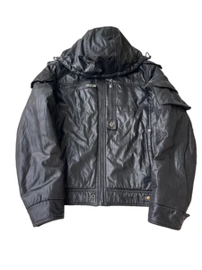 Japanes Avant Garde Kanye Opium Style Boxy Fit Big Hood Cargo Jacket 90s Y2K - Picture 1 of 10