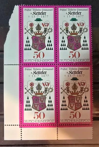 BRD / MI.NR. 941 / POSTFRISCH / 4ER BLOCK MIT ECKRAND OHNE PREISANGABE - Bild 1 von 1