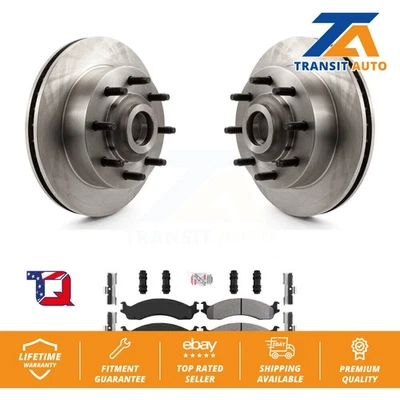 Front Brake Rotors Semi-Metallic Pad Kit For Dodge Ram 2500 3500 Van B3500 B2500 - Image 1 of 4