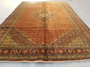 Vintage Distressed Hand Made Traditional Oriental Wool Multicolor Rug 288x194cm - Picture 1 of 12