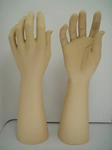 Pair NEW Display MUSEUM HANDS GLOVES Memorabilia GLOVE HAND MALE - TOP QUALITY - Picture 1 of 2
