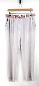 Odd Molly velvet pants in silver with embroidered waistband size 2/UK10 - Picture 1 of 11