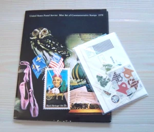 1978 USPS Commemorative Mint Year Set / Folder - Complete 28 MNH Stamps - Picture 1 of 2