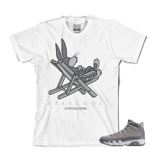 Tee to match Air Jordan Retro 9 Cool Grey. Stay Cool Tee. - Picture 1 of 3