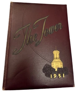 Anuario The Tower Wheaton College 1951 Wheaton, Illinois de colección - Imagen 1 de 20