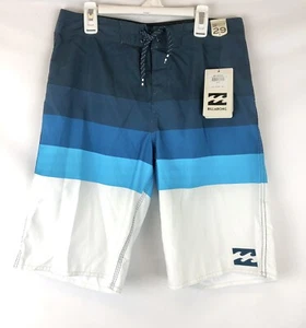 Billabong, Boy’s Midway Blue/White Boardshorts, Size 18 - Picture 1 of 4
