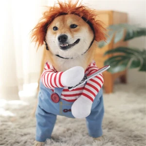 Divertido Disfraz Mascota Perro Fiesta Divertido Travesti Halloween Juegos con disfraces Mono - Imagen 1 de 12