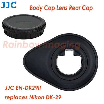 JJC Ocular Ergonómico Grande + Tapa Cuerpo Lente Tapa Trasera para Nikon Z6 Z7 Z5 Z6II Z7II Foto 1 de 4