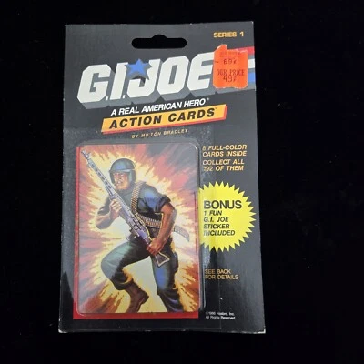 1986 HASBRO G.I. JOE ACTION CARD STICKER PACK SEALED ON TOP 2 Rock N Roll - Image 1 of 2