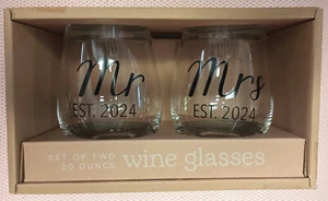 Wedding Items 2024-Tea Towel,Cutting Board,Wine Glasses, Coasters-New - Picture 1 of 6