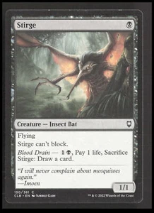 MTG Stirge 150 Common Commander Legends: Battle for Baldur's Gate CB-1-3-B-17 - Bild 1 von 7
