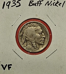 1935 5C Buffalo Nickel Good / VF Type 2 - Picture 1 of 4