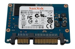 Sandisk SDSA5AK-064G 64GB SATA SSD 1.8" Half-Slim 100% Health - Afbeelding 1 van 1