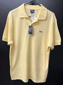 Vintage Yellow le Tigre Polo Shirt Size L Mens Brand New Short Sleeve - Picture 1 of 10