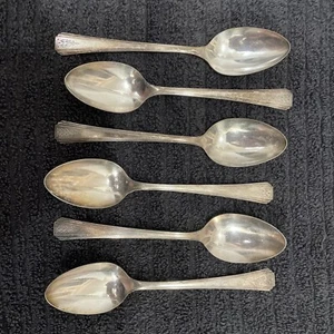 Oneida Community Par Plate 6 Clarion Soup Spoons - Picture 1 of 3