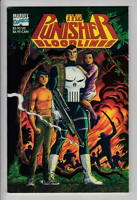 The Punisher LOTE DE 3 Bloodlines 1991 Vacaciones y Verano Especial Alto Grado Foto 1 de 4