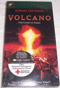 Volcano VHS Video Tommy Lee Jones NEW SEALED WITH WATERMARK - Picture 1 of 3