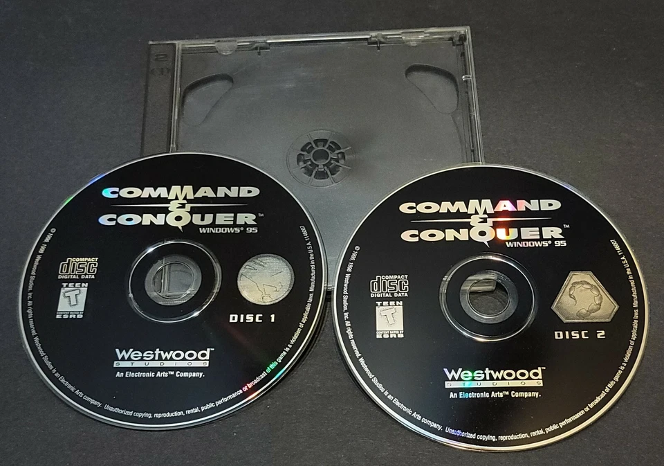 Command & Conquer (PC, 1998) Windows 95 2 Discs Only - Image 1 of 1