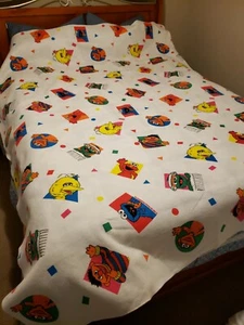 CTW Sesame Street Jim Henson Character Baby Kids Blanket New Elmo Big Bird Queen - Picture 1 of 10