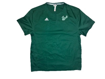 Adidas South Florida Pulls Team/player Issued Green Pullover Windbreaker Shirt M - Image 1 of 4