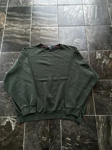 Vintage 90’s Polo Ralph Lauren Faded Green Distressed Pullover Sweatshirt Sz 2XL - Picture 1 of 9