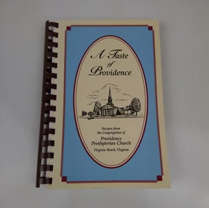 VTG 2002 A Taste Of Providence Presbyterian Church Cookbook Virginia Beach VA - Picture 1 of 14
