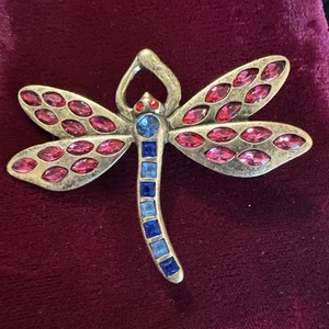CORALINE DRAGONFLY HAIR CLIP By LAIKA Rhinestones - Picture 1 of 2