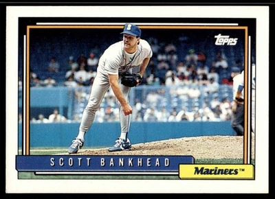 1992 Topps Scott Bankhead Seattle Mariners #155 23149 - Image 1 of 2