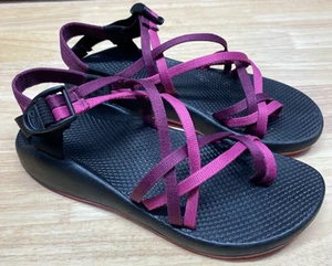 Chaco Sandals Womens 9 ZX2 Vibram Yampa Energy Pink Purple Strappy Hiking - Picture 1 of 11