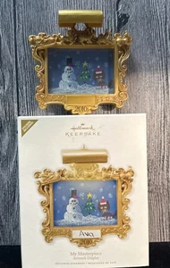 NEW Hallmark Keepsake Ornament “My Masterpiece” Artwork Display 2010 - Free Ship - Picture 1 of 5