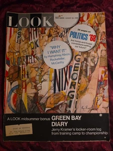 LOOK August 20 1968 NORMAN ROCKWELL CRAIG CLAIBORNE +++ - Picture 1 of 10