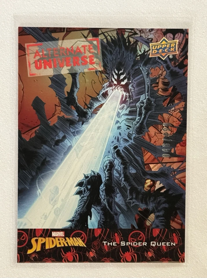 2023 Upper Deck Marvel Spider-Man Universo Alternativo AU-21 La Reina Araña/499 Foto 1 de 3