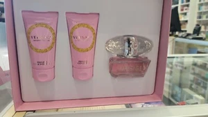 Bright Crystal Perfume For Women By Versace 3 Pcs Gift Set Detail in Description - Picture 1 of 2