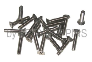 20-SS #10-24 X 1 PFH PHILLIPS TORNILLOS MÁQUINA DE CABEZA PLANA ACERO INOXIDABLE HERRAJES - Imagen 1 de 1