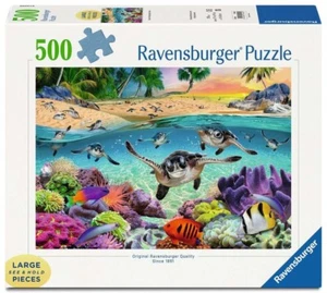 NEW Ravensburger Jigsaw Puzzle 500 XXL Pieces 17456 Race of the Baby Sea Turtles - Picture 1 of 2