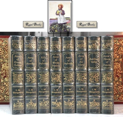 ANNE OF GREEN GABLES SERIES - Easton Press -  L M Montgomery - SEALED w/ BOX Foto 1 de 4