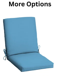 37" X 19.5" Outdoor Chair Cushions Rectangle Seat Pad Cushion Solid Stripe Palm - Picture 1 of 20