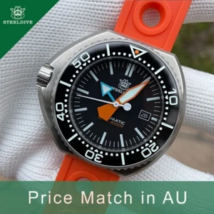 Steeldive SD1985, NH35, Sapphire, Lume, 1200m Diving, Orange Rubber, BNIB - Bild 1 von 11
