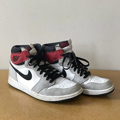 Nike Air Jordan 1 Retro Alto OG Gris Humo (555088-126) Talla 12 Foto 1 de 4