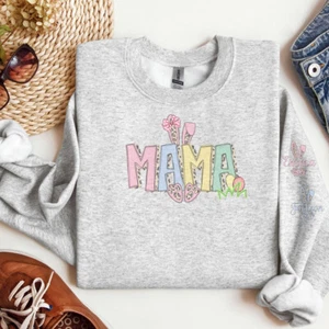 Personalized Easter Long Sleeve Tshirt or Sweatshirt for Mom, Grandma, Teacher - Picture 1 of 5