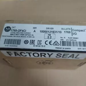 Sealed Pre-owned Allen Bradley 1769-OF4CI /A Compact I/O Analog Output Module - Bild 1 von 6
