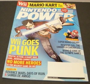 Nintendo Power Magazine - Vol 223 Holiday 2007 - No More Heroes - w/ 2 Posters - Bild 1 von 5