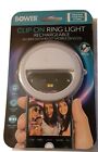 New! Bower Rechargeable Clip-On 36 LED Ring Light/For Smart Phones.Free Shipping